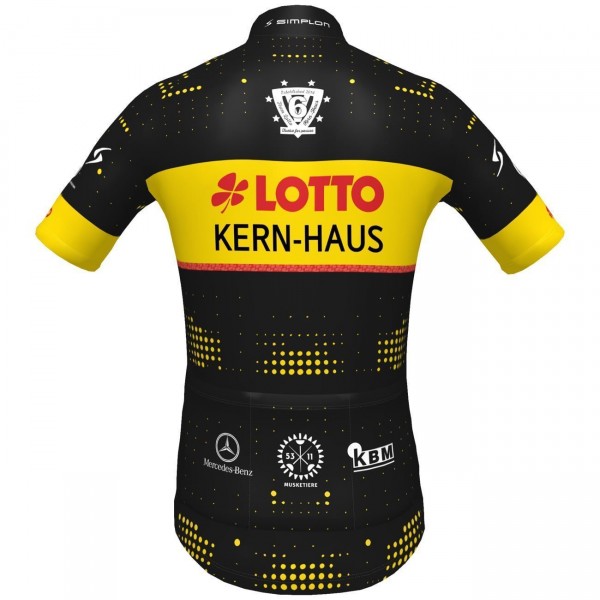Team Lotto-Kern Haus 2022 Radtrikot kurzarm (langer Reißverschluss)-Radsport-Profi-Team
