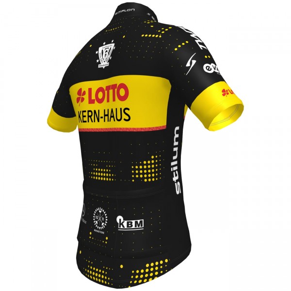 Team Lotto-Kern Haus 2022 Radtrikot kurzarm (langer Reißverschluss)-Radsport-Profi-Team