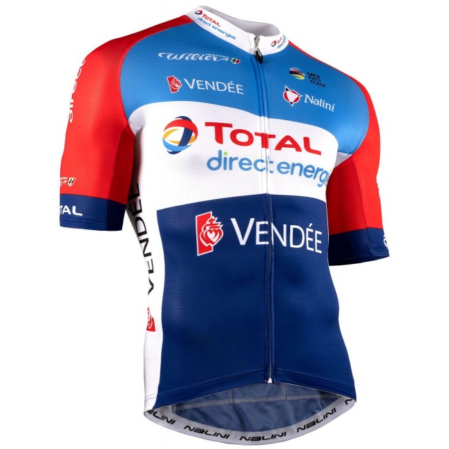 Total Direct Energie 2021 Radtrikot kurzarm-Radsport-Profi-Team Total Direct Energie 2021 Radtrikot kurzarm-Radsport-Profi-Team