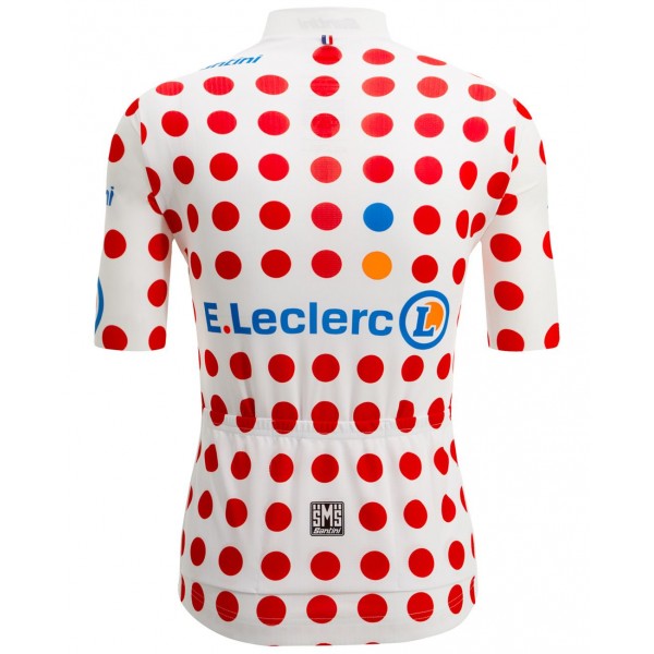 Tour de France 2023 gepunktetes Trikot (maillot pois, Bergtrikot) Radtrikot kurzarm Tour de France 2023 gepunktetes Trikot (maillot pois, Bergtrikot) Radtrikot kurzarm