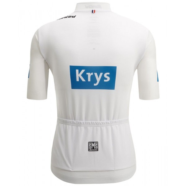 Tour de France 2022 weißes Trikot (maillot blanc, bester Jungprofi) Radtrikot kurzarm
