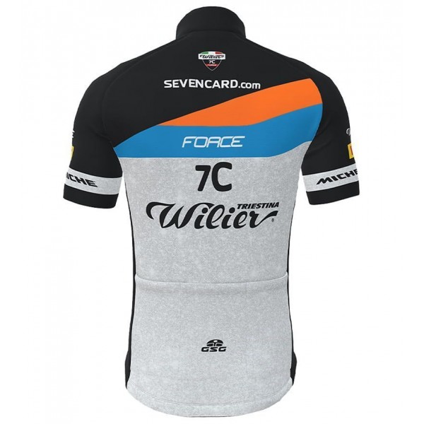 Wilier Force 7C MTB Team 2022 Radtrikot kurzarm (langer Reißverschluss)-Radsport-Team