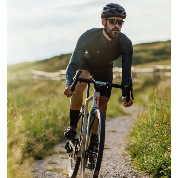 SPARTAN Windschutz Radtrikot langarm grün