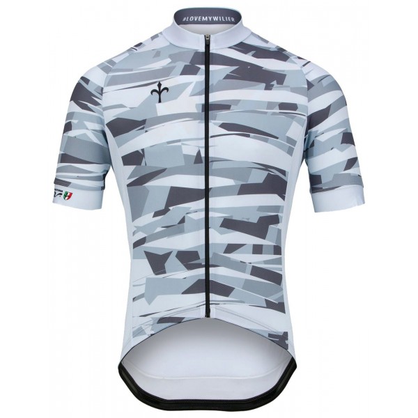 VIBES 2.0 Radtrikot kurzarm grau