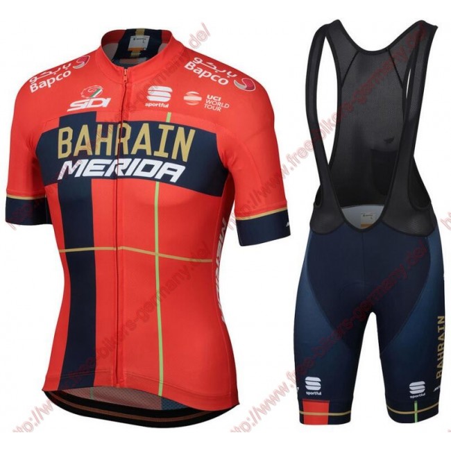 Profiteams Team Bahrain Merida 2019 Radbekleidung Satz Trikot Kurzarm+Trägerhosen Se Radtrikot Kaufen Profiteams Team Bahrain Merida 2019 Radbekleidung Satz Trikot Kurzarm+Trägerhosen Se Radtrikot Kaufen