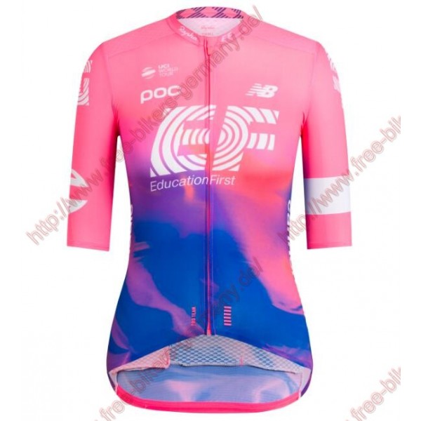 Profiteams EF Education First PRO TEAM AERO 2019 Damen Trikot Kurzarm Outlet Radtrikot Kaufen