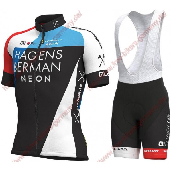 Profiteams 2019 HAGENS BERMAN AXEON Radbekleidung Satz Trikot Kurzarm+Trägerhosen Se Radtrikot Kaufen