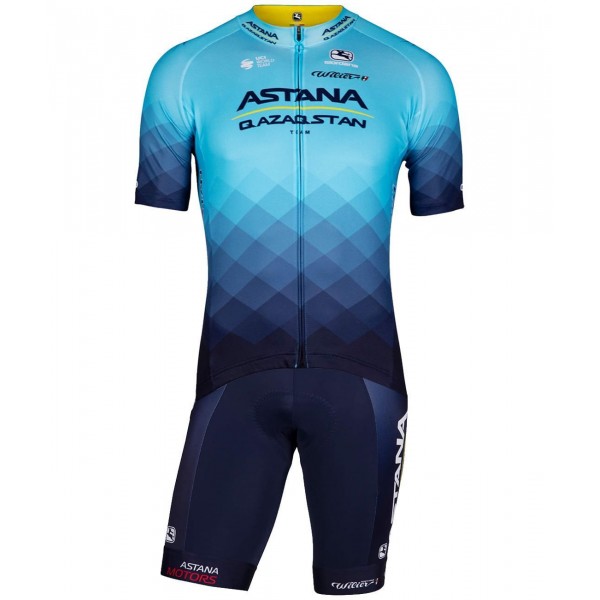 ASTANA QAZAQSTAN TEAM 2022 Trägerhose kurz-Radsport-Profi-Team Radtrikot Kaufen