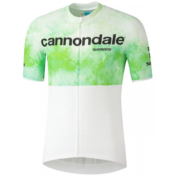 Cannondale FACTORY RACING 2022 Radtrikot kurzarm weiß(langer RV)-Radsport-Profi-Team Radtrikot Kaufen
