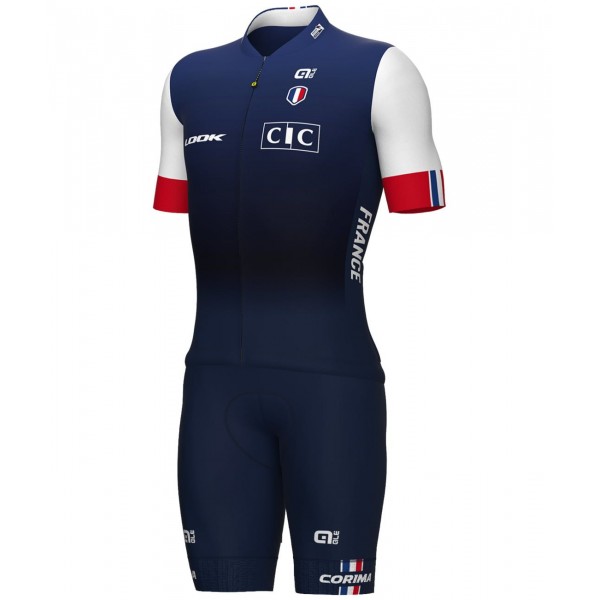Frankreich 2023 Trägerhose kurz-ALE Radsport-Profi-Team Radtrikot Kaufen