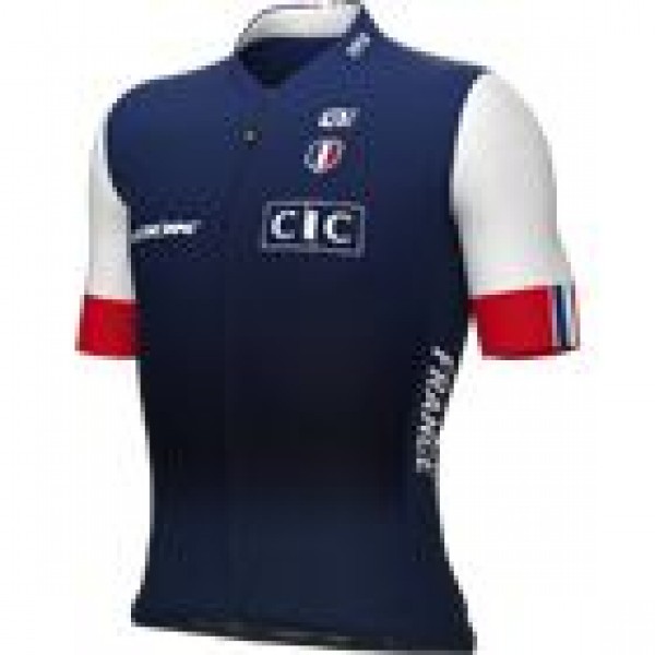 Frankreich 2023 Set(Radtrikot langer RV+Trägerhose)-ALE Radsport-Profi-Team Radtrikot Kaufen