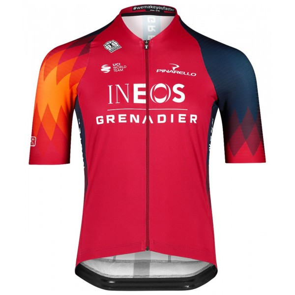 INEOS GRENADIERS 2023 Set(ICON Radtrikot+ICON Trägerhose)-Radsport-Profi-Team Radtrikot Kaufen