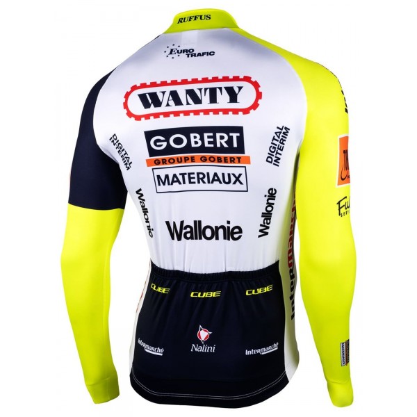 Intermarché-Wanty-Gobert Matériaux 2022 Radtrikot langarm-Radsport-Profi-Team Radtrikot Kaufen Intermarché-Wanty-Gobert Matériaux 2022 Radtrikot langarm-Radsport-Profi-Team Radtrikot Kaufen