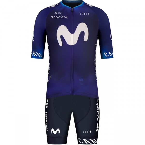 MOVISTAR 2023 Radtrikot langarm-Radsport-Profi-Team Radtrikot Kaufen