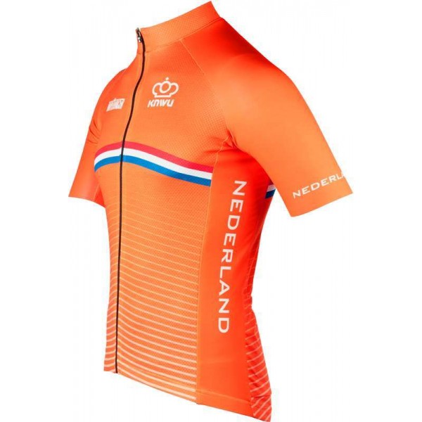 NIEDERLANDE 2022 Set(Radtrikot kurzarm+Trägerhose)-Radsport-National-Team Radtrikot Kaufen
