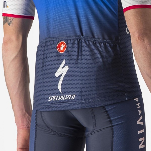 Quick Step-Alpha Vinyl 2022 Competizione Radtrikot kurzarm-Radsport-Profi-Team Radtrikot Kaufen