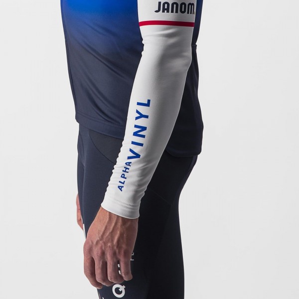 Quick Step-Alpha Vinyl 2022 Radtrikot langarm-Radsport-Profi-Team Radtrikot Kaufen