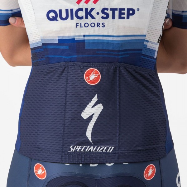 Soudal Quick-Step 2023 Competizione Radtrikot Damen kurzarm-Radsport-Profi-Team Radtrikot Kaufen