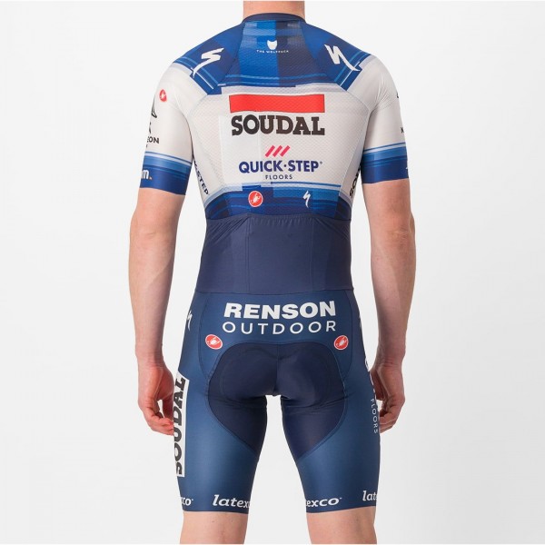 Soudal Quick-Step 2023 SANREMO RC SPEED Zeitfahranzug-Radsport-Profi-Team Radtrikot Kaufen