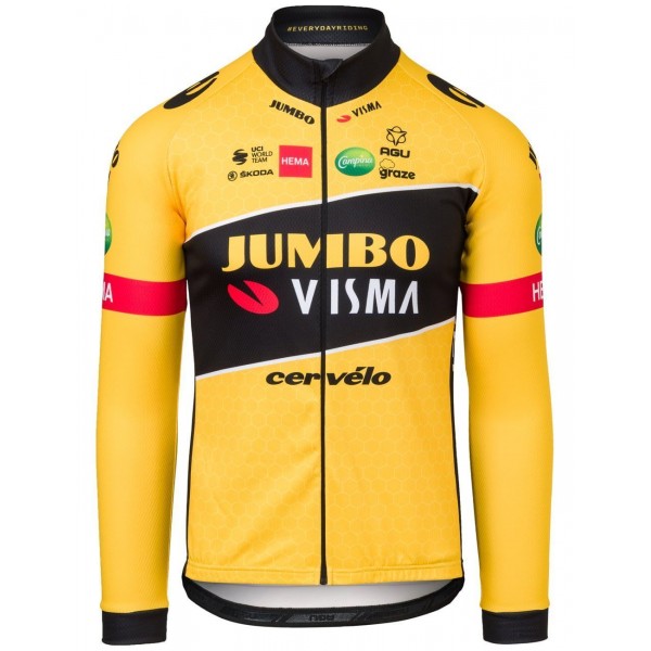 TEAM JUMBO-VISMA 2022 Radtrikot langarm-Radsport-Profi-Team Radtrikot Kaufen