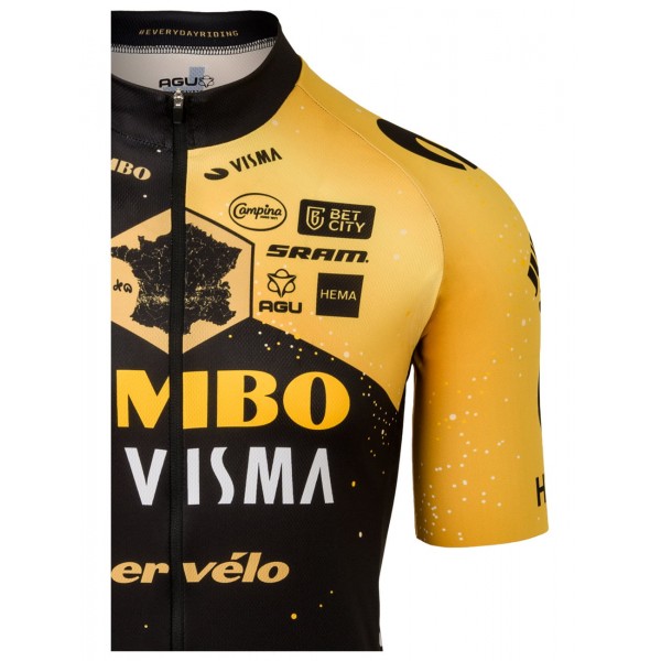 TEAM JUMBO-VISMA Tour de France Edition 2023 Radtrikot kurzarm-Radsport-Profi-Team Radtrikot Kaufen TEAM JUMBO-VISMA Tour de France Edition 2023 Radtrikot kurzarm-Radsport-Profi-Team Radtrikot Kaufen