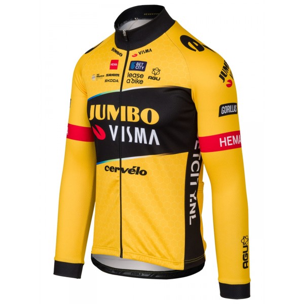 TEAM JUMBO-VISMA 2023 Radtrikot langarm-Radsport-Profi-Team Radtrikot Kaufen