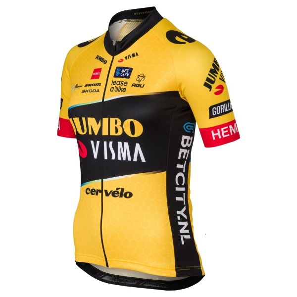 TEAM JUMBO-VISMA 2023 Radtrikot Damen kurzarm-Radsport-Profi-Team Radtrikot Kaufen