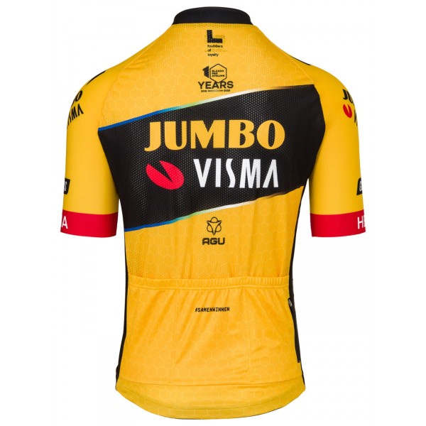 TEAM JUMBO-VISMA 2023 Radtrikot kurzarm-Radsport-Profi-Team Radtrikot Kaufen