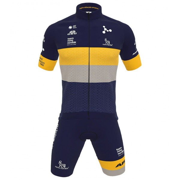 Team Novo Nordisk 2022 Set(Radtrikot+Trägerhose)-Radsport-Profi-Team Radtrikot Kaufen
