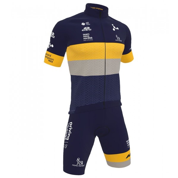 Team Novo Nordisk 2022 Set(Radtrikot+Trägerhose)-Radsport-Profi-Team Radtrikot Kaufen
