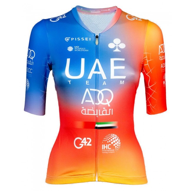 UAE TEAM ADQ 2023 Damen Radtrikot kurzarm-Radsport-Damen-Team Radtrikot Kaufen UAE TEAM ADQ 2023 Damen Radtrikot kurzarm-Radsport-Damen-Team Radtrikot Kaufen
