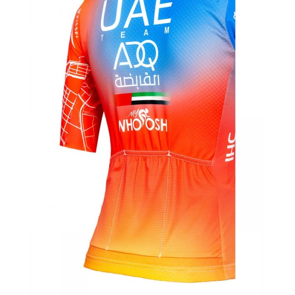 UAE TEAM ADQ 2023 Damen Radtrikot kurzarm-Radsport-Damen-Team Radtrikot Kaufen UAE TEAM ADQ 2023 Damen Radtrikot kurzarm-Radsport-Damen-Team Radtrikot Kaufen