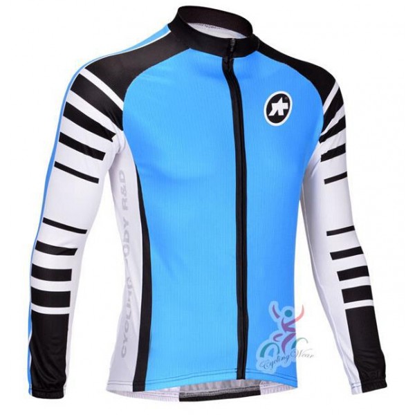2015 ASSOS blau Fahrradtrikot Langarm Radtrikot Kaufen