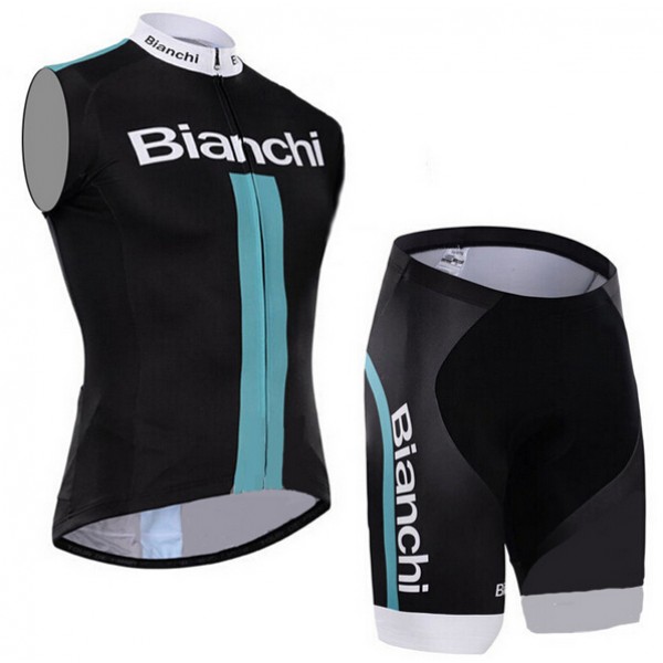 2015 Bianchi ärmelloses Trikot und Kurz Radhose Radtrikot Kaufen