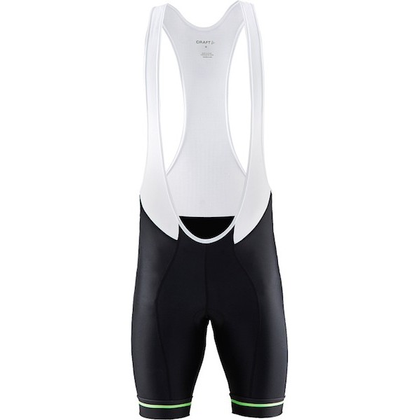 2015 Craft Bike Grand Tour Schwarz-Weiß-Grün Kurz Trägerhose Radtrikot Kaufen