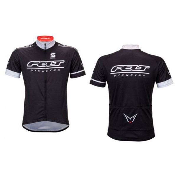 2015 Felt Radtrikot Kurzarm schwarz Radtrikot Kaufen