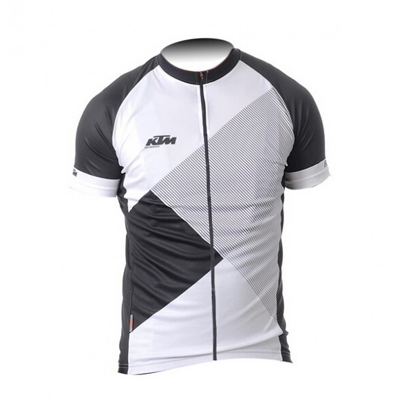 2015 KTM Radtrikot Kurzarm schwarz Weiß Radtrikot Kaufen
