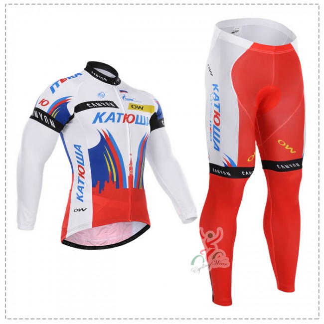 2015 Katusha Fahrradbekleidung Radtrikot Satz Langarm und Lange Fahrradhose Radtrikot Kaufen 2015 Katusha Fahrradbekleidung Radtrikot Satz Langarm und Lange Fahrradhose Radtrikot Kaufen