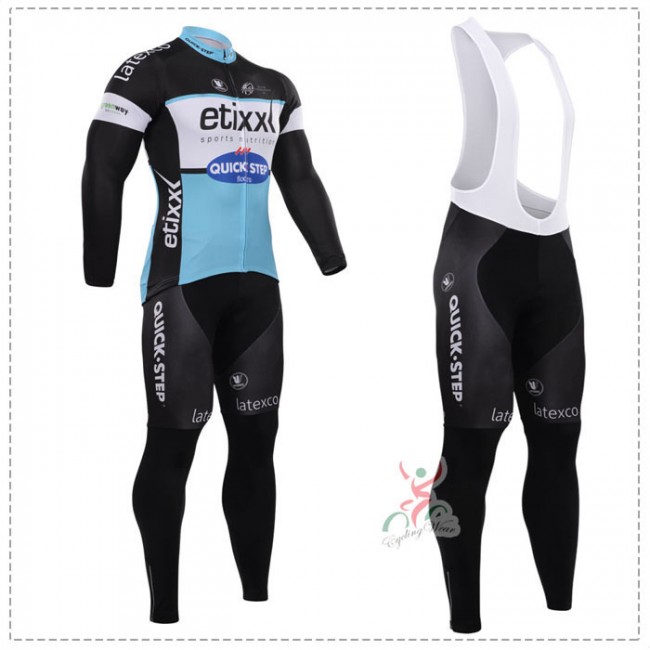 2015 ETIXX-QUICK STEP Fahrradbekleidung Radtrikot Satz Langarm und Lange Trägerhose Radtrikot Kaufen 2015 ETIXX-QUICK STEP Fahrradbekleidung Radtrikot Satz Langarm und Lange Trägerhose Radtrikot Kaufen