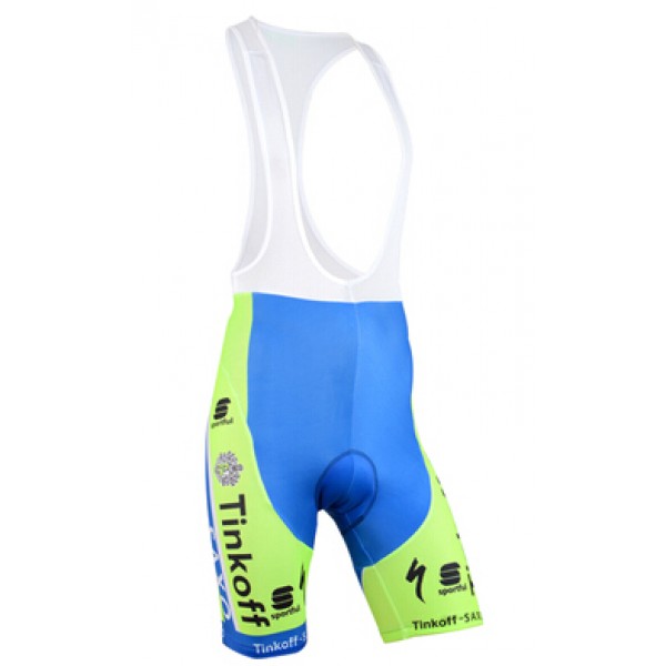 2015 Saxo Bank Tinkoff Kurz Trägerhose Fluorescence Radtrikot Kaufen