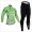 2015 Tour de France vert Fahrradbekleidung Radtrikot Satz Langarm und Lange Fahrradhose Radtrikot Kaufen