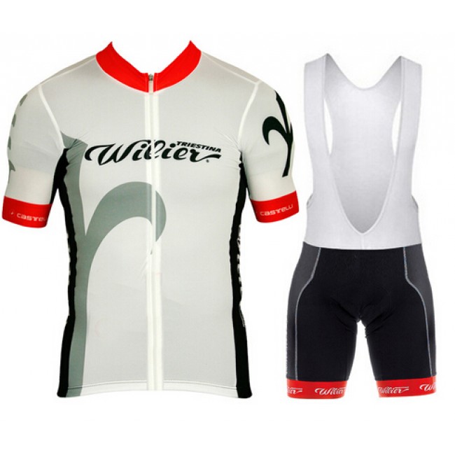 WILIER 2015 Weiß Fahrradbekleidung Satz Fahrradtrikot Kurzarm Trikot und Kurz Trägerhose Radtrikot Kaufen WILIER 2015 Weiß Fahrradbekleidung Satz Fahrradtrikot Kurzarm Trikot und Kurz Trägerhose Radtrikot Kaufen
