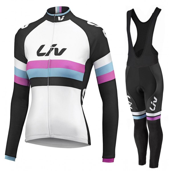 2015 Damen LIV Fahrradbekleidung Radtrikot Satz Langarm und Lange Fahrradhose Radtrikot Kaufen