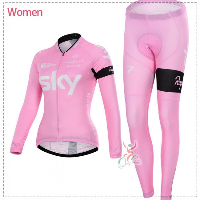 2015 sky Damen Cycling Fahrradbekleidung Radtrikot Satz Langarm und Lange Fahrradhose Radtrikot Kaufen 2015 sky Damen Cycling Fahrradbekleidung Radtrikot Satz Langarm und Lange Fahrradhose Radtrikot Kaufen