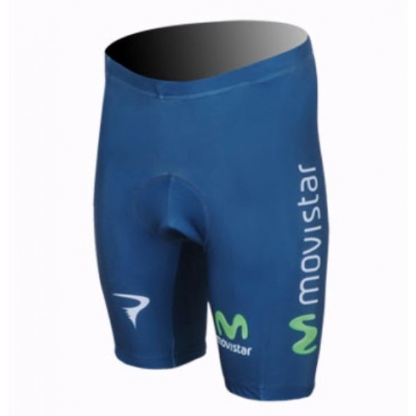 2013 Movistar Team Kurz Radhose Blau Radtrikot Kaufen