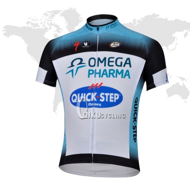 2013 Omega Pharma Quick Step Radtrikot Kurzarm Weiß Schwarz Radtrikot Kaufen 2013 Omega Pharma Quick Step Radtrikot Kurzarm Weiß Schwarz Radtrikot Kaufen