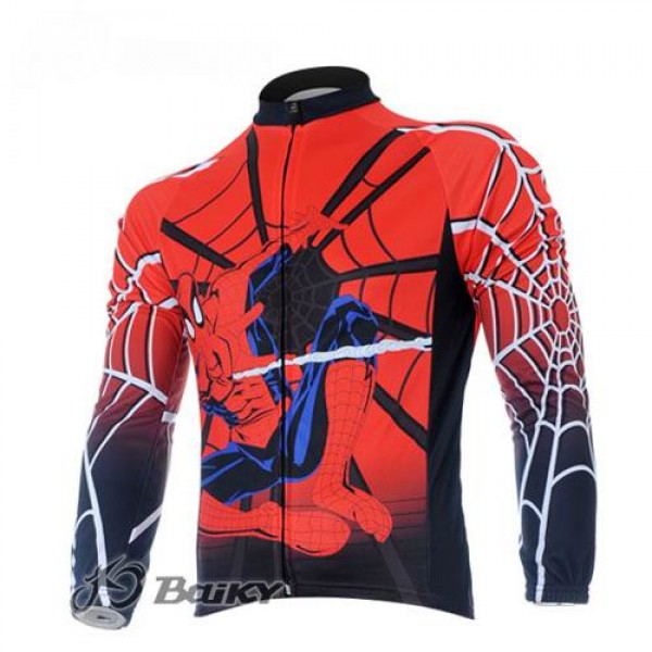 Spiderman Fahrradtrikot Langarm Rot Radtrikot Kaufen