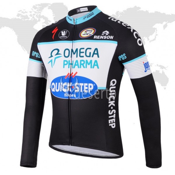 2014 Omega Pharma Quick Step Fahrradtrikot Langarm Radtrikot Kaufen