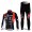 MHW Cube Racing Team Radbekleidung Satz Fahrradtrikot Langarm und Lang Radhose Rot Schwarz Radtrikot Kaufen