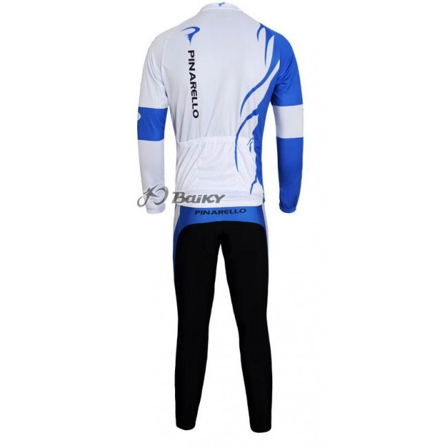Pinarello Pro Team Radbekleidung Satz Fahrradtrikot Langarm und Lang Radhose Weiß Blau Radtrikot Kaufen Pinarello Pro Team Radbekleidung Satz Fahrradtrikot Langarm und Lang Radhose Weiß Blau Radtrikot Kaufen